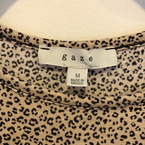 Long-sleeve leopard print shirt - Picture 4 of 4